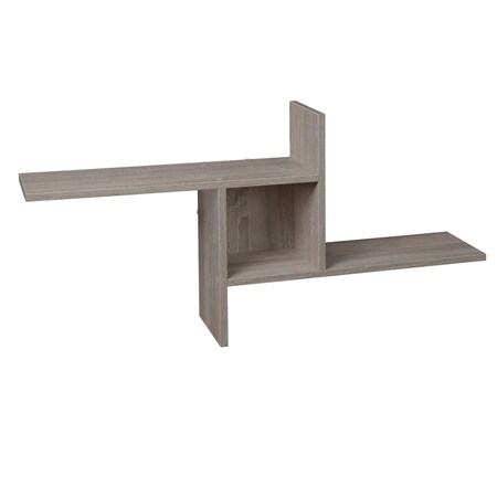 Regency Niche Lux Home Floating Single Tiered Wall Shelf- Latte NL2TSLT